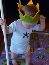 Geburtstagskind mit Mamerlina-Geburtstgskrone