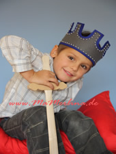 Geburtstagsfeier 5. Geburtstag Rittergeburtstag MaMerlina Krone