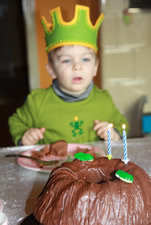 2. Geburtstag Geburtstagskrone MaMerlina Unser Fröschchen ist heuter der König