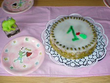 Geburtstagskuchen Unster Fröschchen ist heute der König