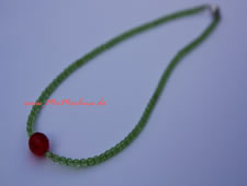 Bömische Glasschliffperlen Im Grünen 